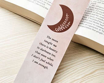 the moon taught me bookmark