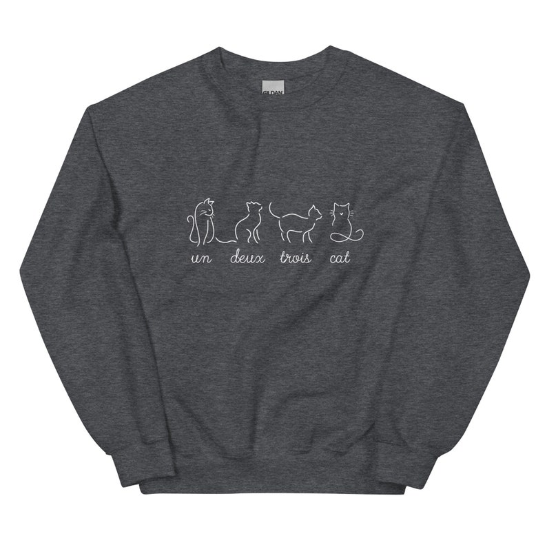 un deux trois cat sweatshirt