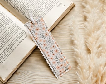 Pretty Floral Fabric Bookmark | Made to order