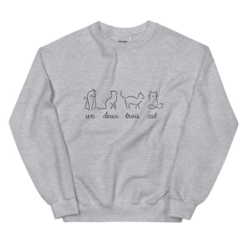 un deux trois cat sweatshirt image 8