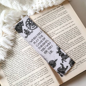 Win or Die Bookmark | GoT Houses