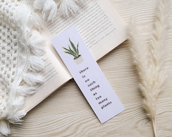 Plant Lover bookmark