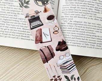 dark academia aesthetic bookmark