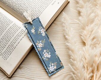 Spring Posies Fabric Bookmark | Made to order