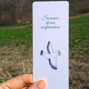 Lot de 12 signets de confirmation – Un souvenir raffiné à offrir à vos invités