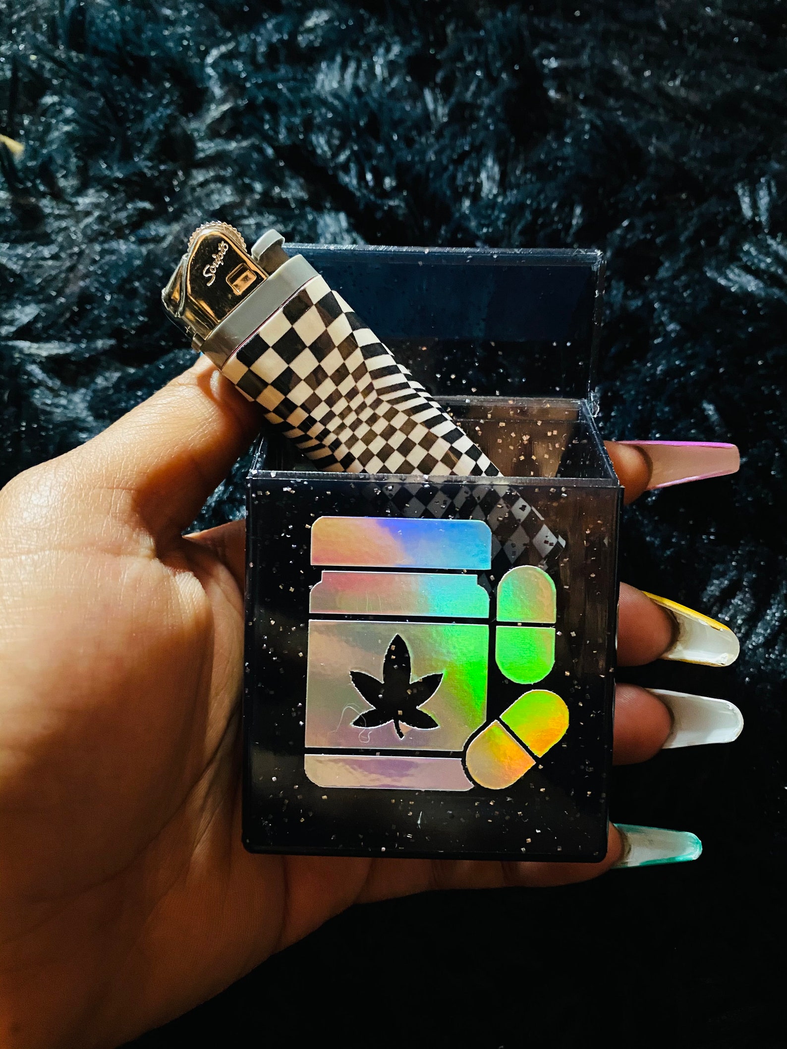 Smokers Travel Case and Lighter SET Etsy