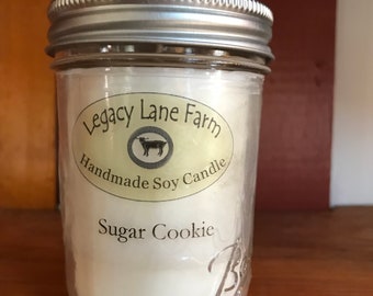 6 oz soy candle multiple scents
