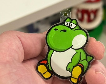 Fat Yoshi Acrylic Charm