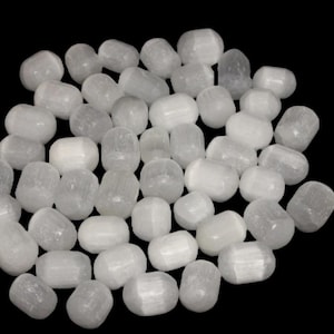 Selenite Tumbled stone 1/2lbs, 1 lb