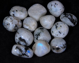 Tumbled Rainbow Moonstone, Medium (26mm-32mm)