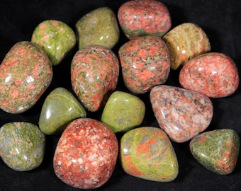 Tumbled Unakite, Medium (26mm-32mm)