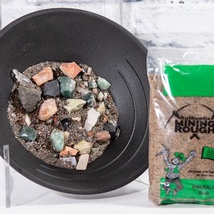 Emerald Gemstone Mining Bag, Free Shipping, Green Bag, Cold River Mining, Kidsloverockz