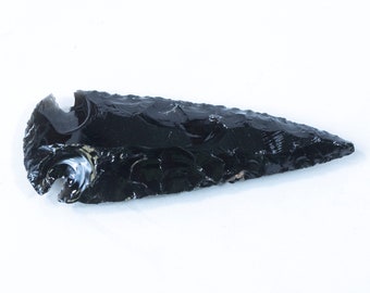 Black Obsidian Arrowhead 4&quot;