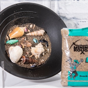 Teal Bag (Sea Shell), Gemstone Mining Bag, KidsLoveRocks
