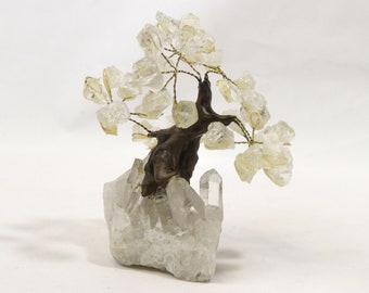Small Crystal Gemstone Tree on Crystal Base