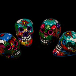 Day of the Dead Hand Painted 2&quot;  Sugar Skull (Individual Skull)