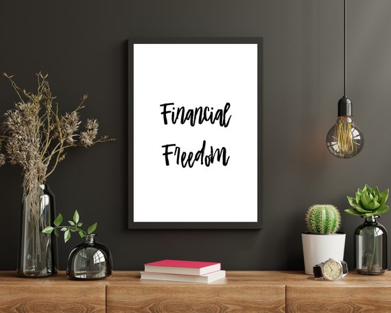 LOA Printable Digital Poster A4 Letter Size & A3 Financial | Etsy