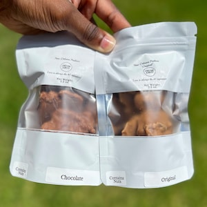 New Orleans Pralines (2.5 oz.) - with and without nuts - snack - movie night - date night