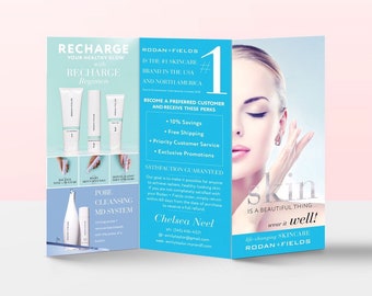 rodan and fields brochure etsy rodan and fields product catalog