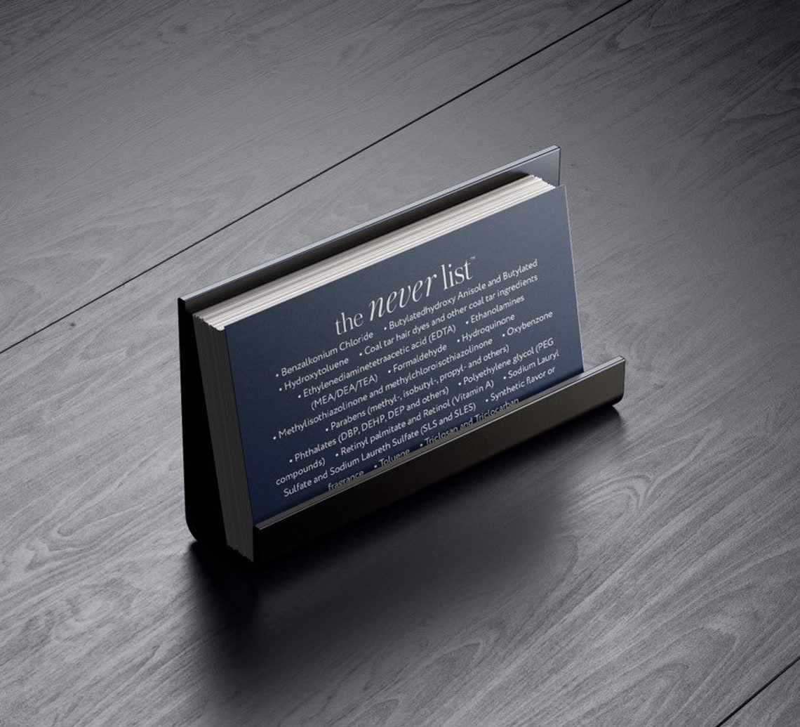 Beautycounter Business Cards The Never List Cards MLM | Etsy