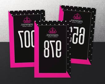 Paparazzi Reverse Numbers, Paparazzi Mirrored Live Sale Cards, Facebook Live Tags, Inventory Numbers, 000-999, Printable PDF