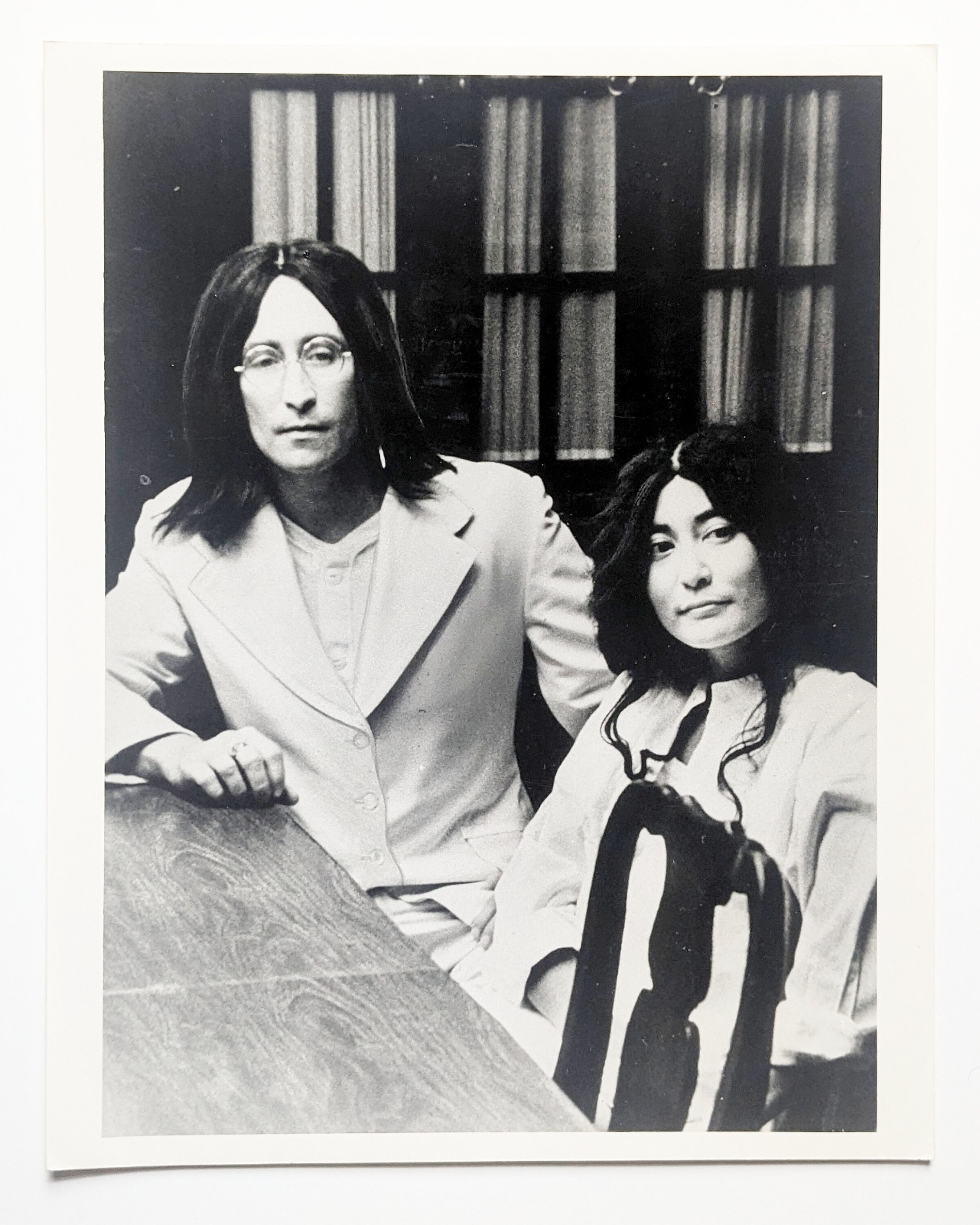 1985 Press Photo Lennon and Ono LOOKALIKES - Etsy