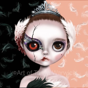 I Was Perfect | Black Swan Movie Fan Art | Gothic Wall Decor