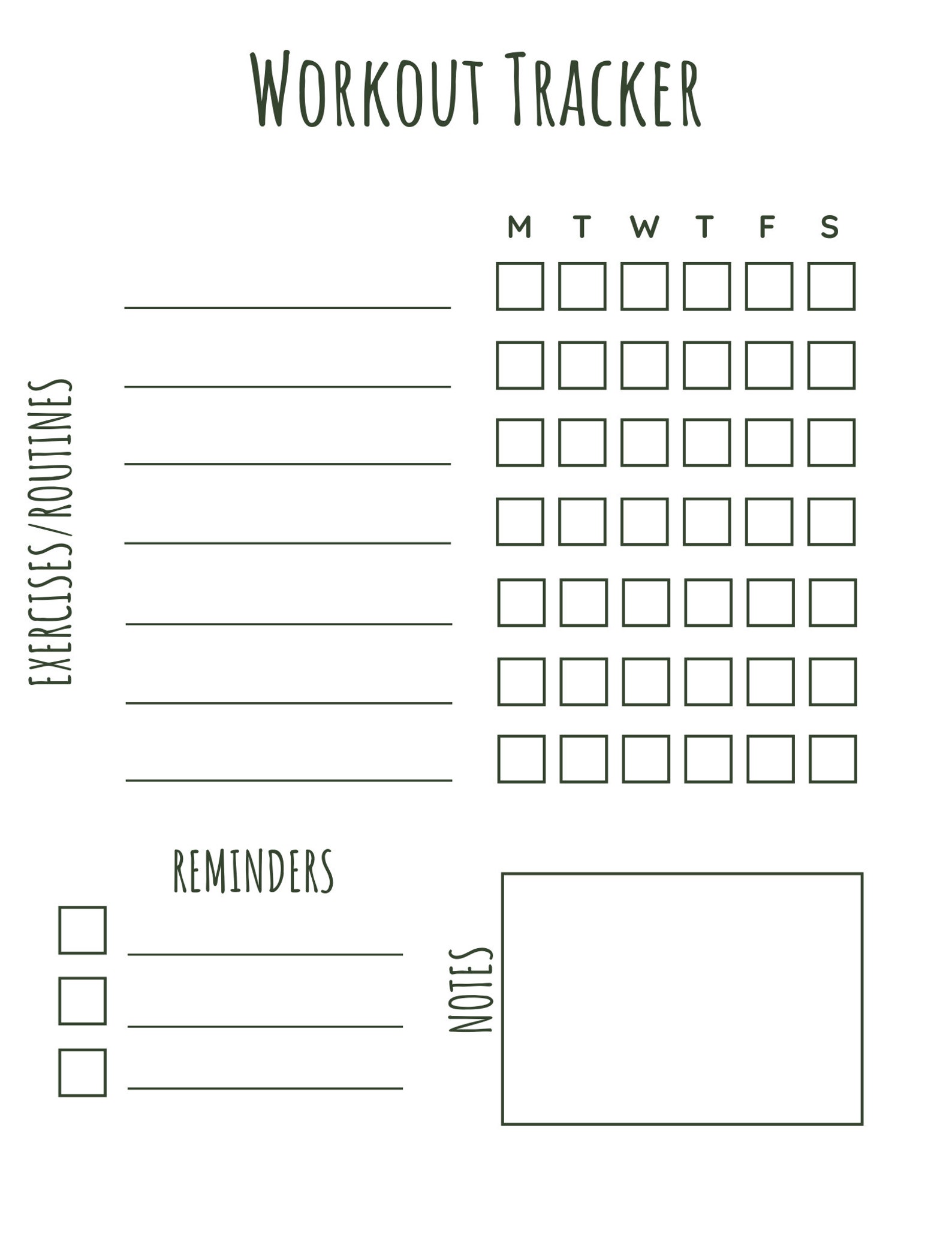 Life Trackers Printable Etsy