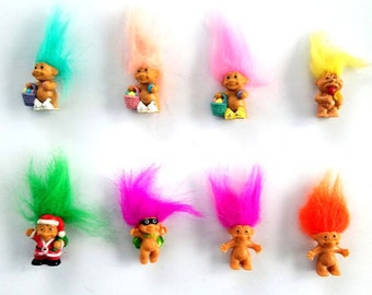 miniature troll dolls