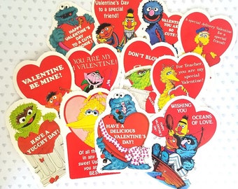 Vintage Sesame Street Valentines