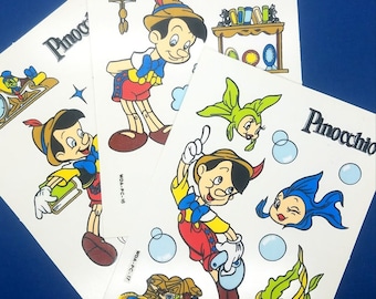 Pinocchio Sticker 70er Ovp 