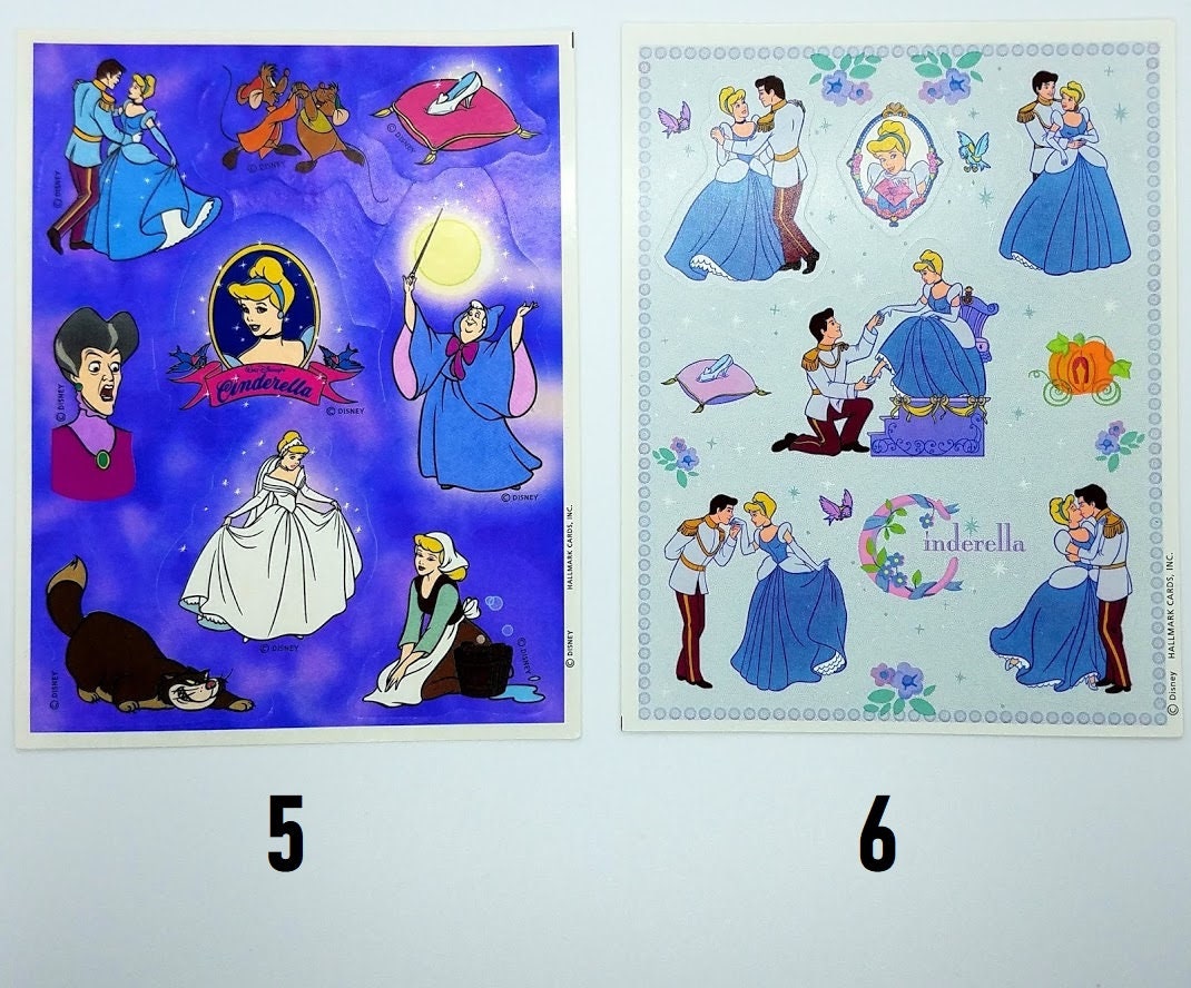 Vintage Disney Stickers Etsy