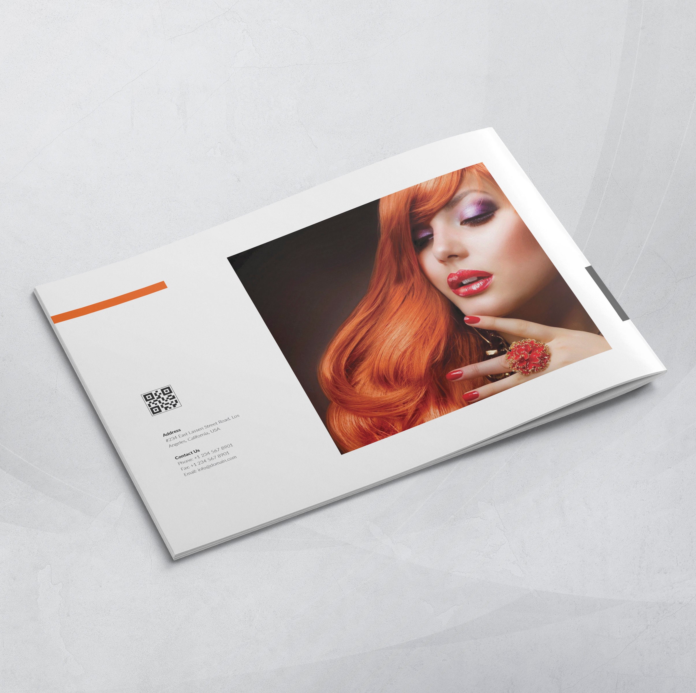 Orange Photo Album Template Canva Book Template, Romantic Storyboard