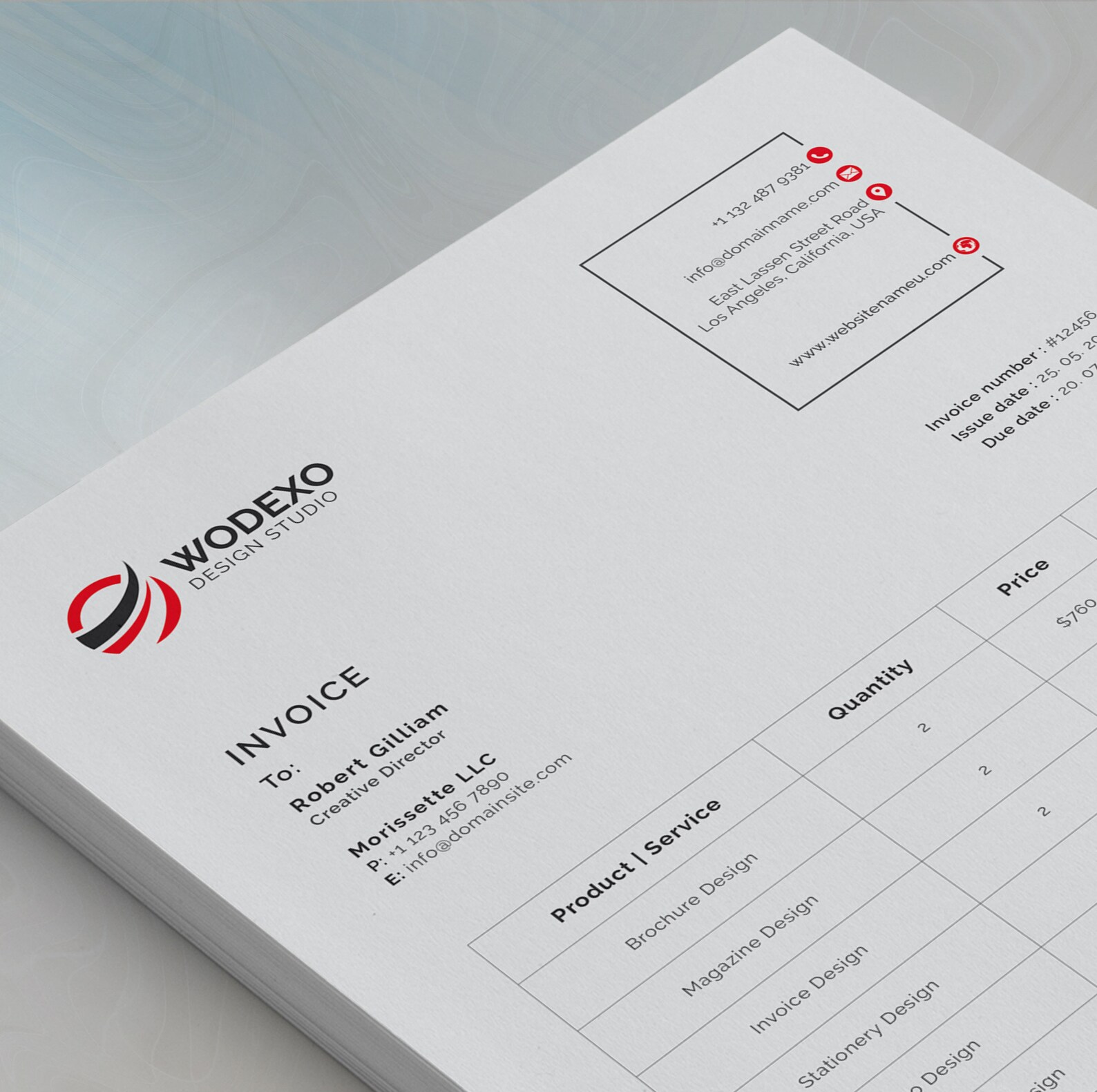 Mastercard Invoice Invoice Template Canva Editable Business Cash Receipt Easily Edit MS ...