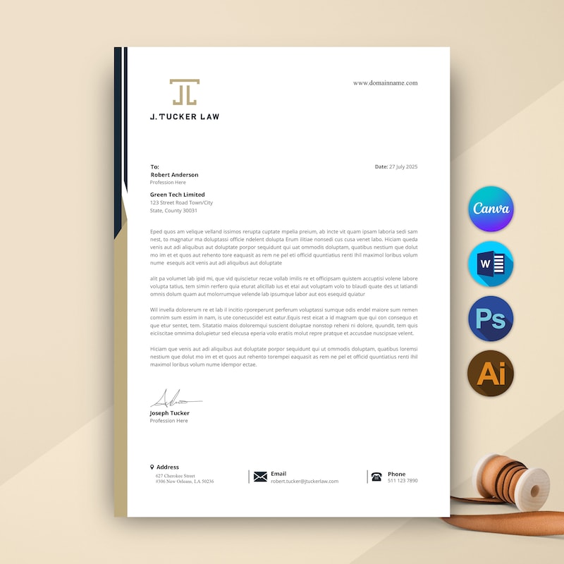 Letterhead - Etsy
