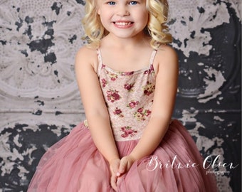 Easter Girl dress, Tea Party Girl Dress, Birthday Girl Dress, Boho Girl Dress, Vintage Flower Girls Dress, Summer Girl, Girl Dress