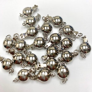 Parelsluiting - Verkocht per pc, voor doe-het-zelvers, sluitingen voor ketting en armband, hoge glans parels van AAA-kwaliteit