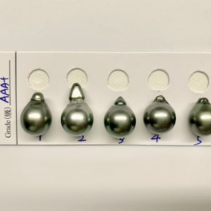 Tahitian Pearl, AAA+ 11-12MM High Luster, Oval/Tear Drop/Semi-baroque, Tahitian Cultured pearl, good for pendants, earrings, sold by pc