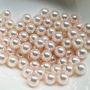 Top Jewelry Quality,Ultra Luster 8.0-8.5MM Japanese Akoya Cultured Pearls,Not Freshwater &quot;Akoya&quot; Pearl,for Earring sets,pendant.Price Per PC