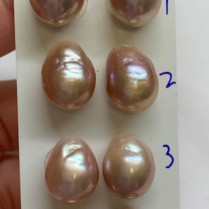 AAA/AA+ 11–12 mm Edison-Perlen-Tropfen-Barock mit unglaublichen natürlichen Farben und erstaunlichem Glanz, wählen Sie zwischen ungebohrt oder großem Loch