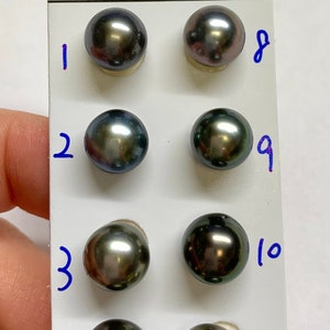 Tahitian pearl,9-10 MM Thick Button/Oval/ Baroque,Grey, Green, Black, Yellow, Blue Tone, Tahitian Cultured pearl wholesale,Sold by PC