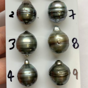 Tahitian pearl Natural Color, 13-14 mm Circle/Baroque Tahitian Cultured pearl For Pendant, Bangle, wholesale, Sold by PC, Lot18312-060523-3