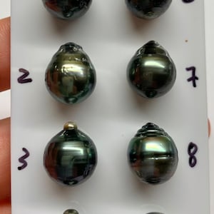 Tahitian Pearl, 12-13 MM High Luster Circle-Drop/Baroque Tahitian Cultured peaSold by PC, Lot 198312-1213-082023-5