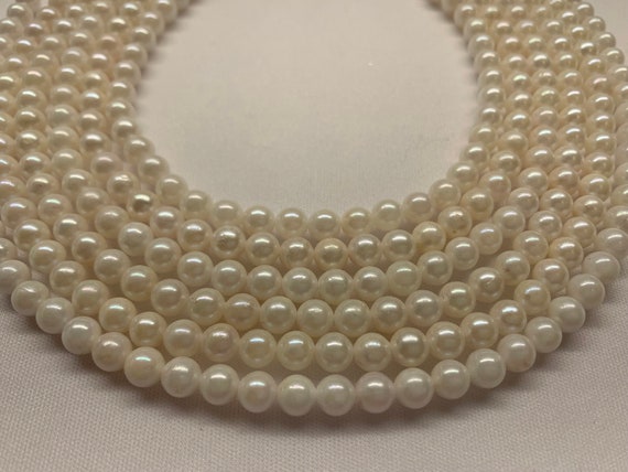 Set Collana Orecchini Collana Perla Coltivata 8 Mm Giada - Foto 8