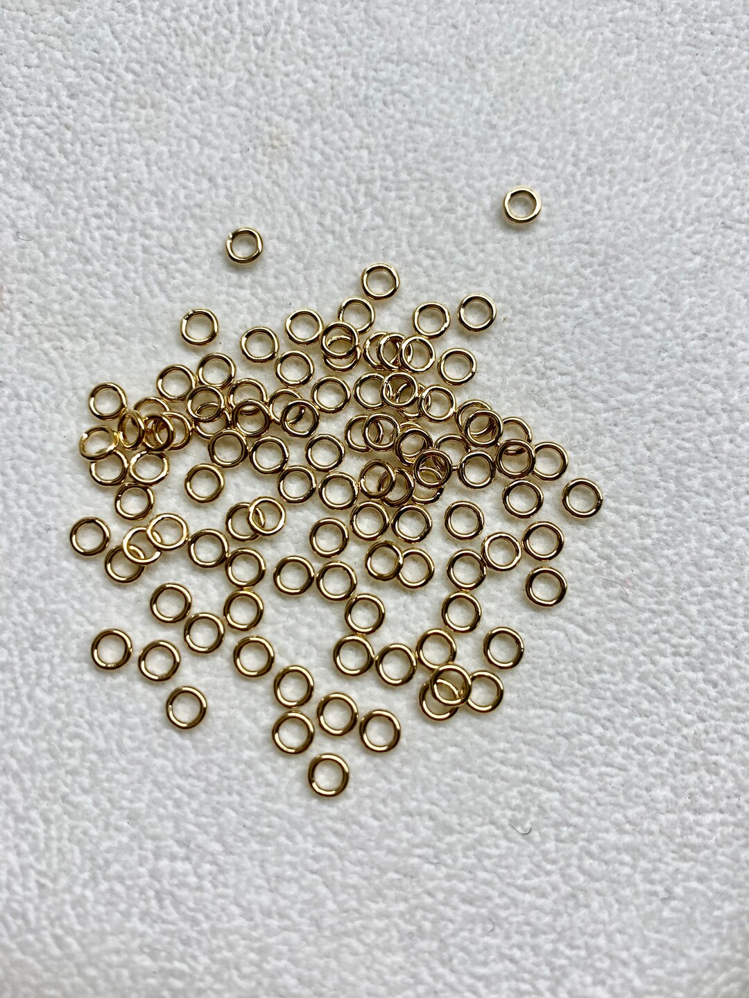 4mm Outside Diameter Solder Closed Jump Rings 20.5 Gauge 0.76x4.0mm