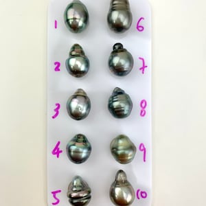 Tahitian pearl, 11--12MM Magic Natural color Tahitian Cultured pearl, Sold by PC. Good for pearl Pendant, necklace
