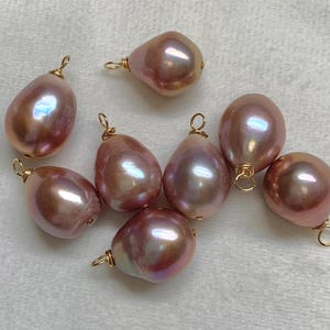 Pearl, Pendant, Extra Luster Edison Pearl, 14K Yellow gold filled Baroque Edison Cultured Pearl pendant, Sold by PC, Pendant only