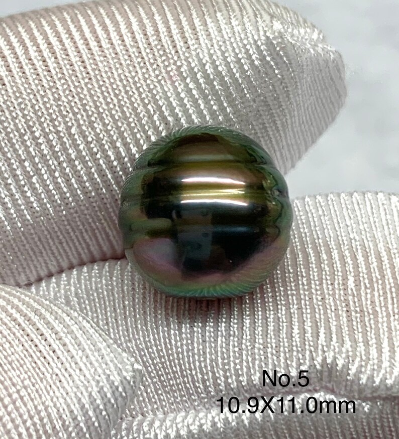 Circle Circle Color Luster Tahitian Pearls, Peacock Tone, Green Tone ...