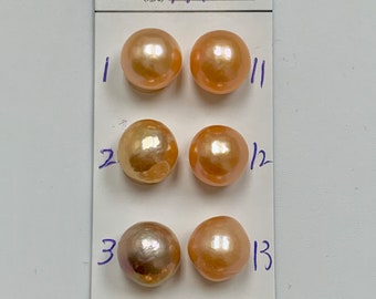 11-12 mm AAA Extra Luster Large Edison Cultured Pearl, Near Round/ Baroque, sold by pc, Lot Edison-1112-194-091619-1