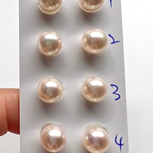 Top Jewelry Quality,Ultra Luster 8.0-8.5MM AAA Japanese Akoya Cultured Pearls,Not Freshwater &quot;Akoya&quot; Pearl,for Earring,pendant.Sold by Pair